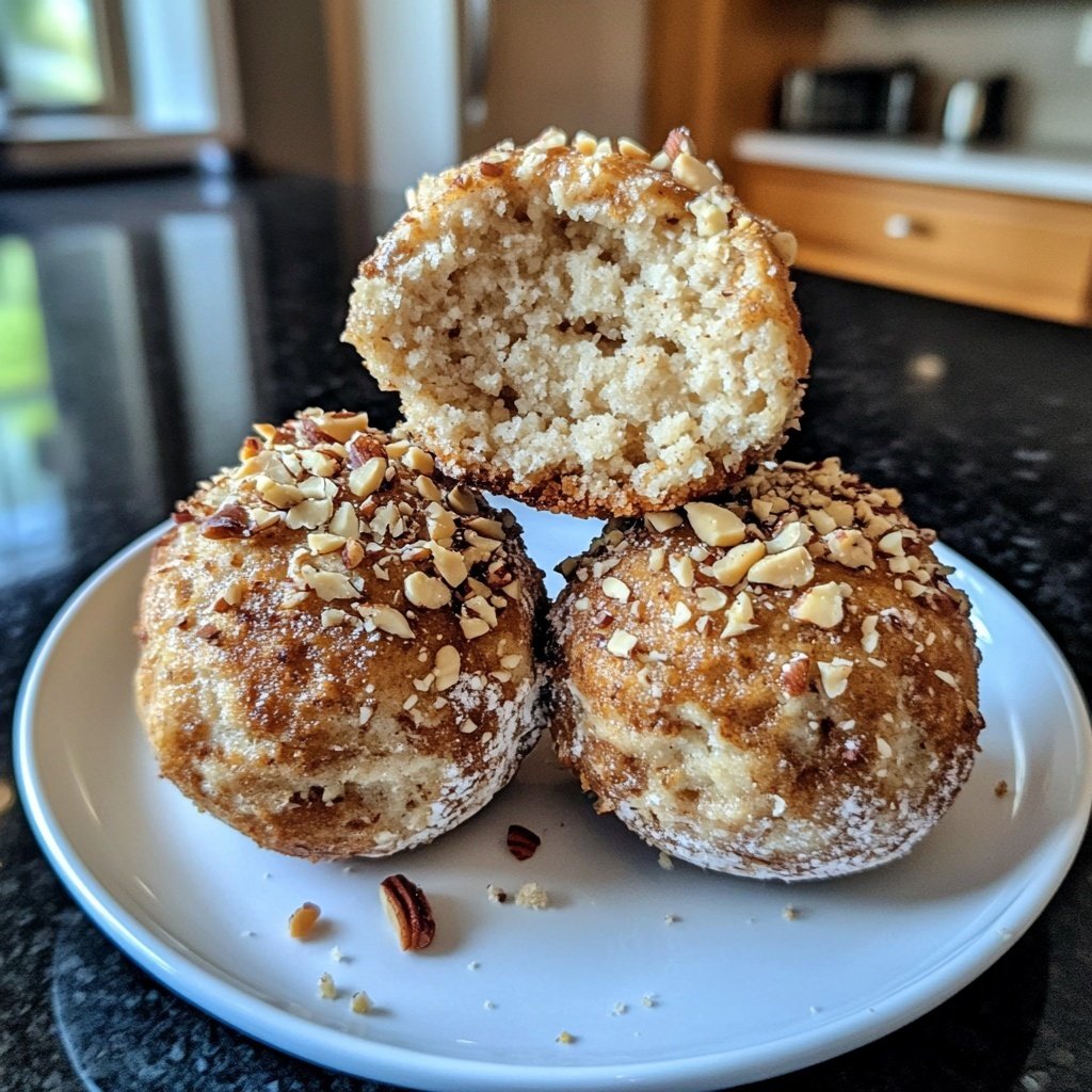 Protein Bällchen mit Vanille Proteinpulver