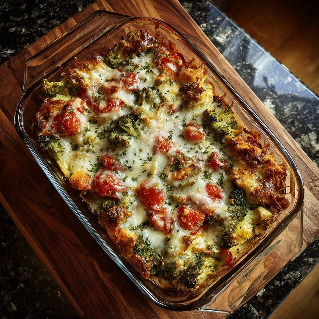 Brokkoli Auflauf Mit Tomaten Und Käse