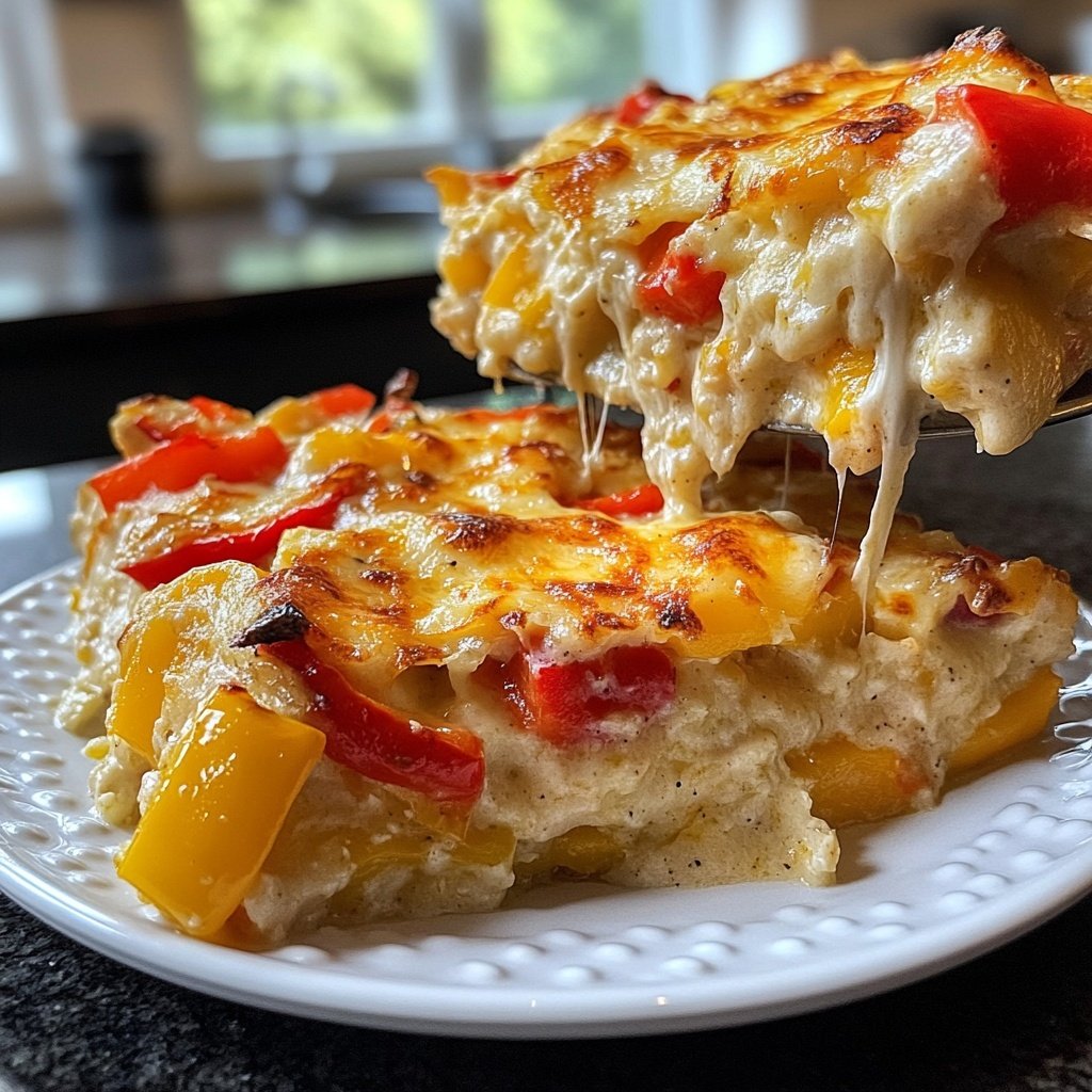 Gemüseauflauf mit Paprika