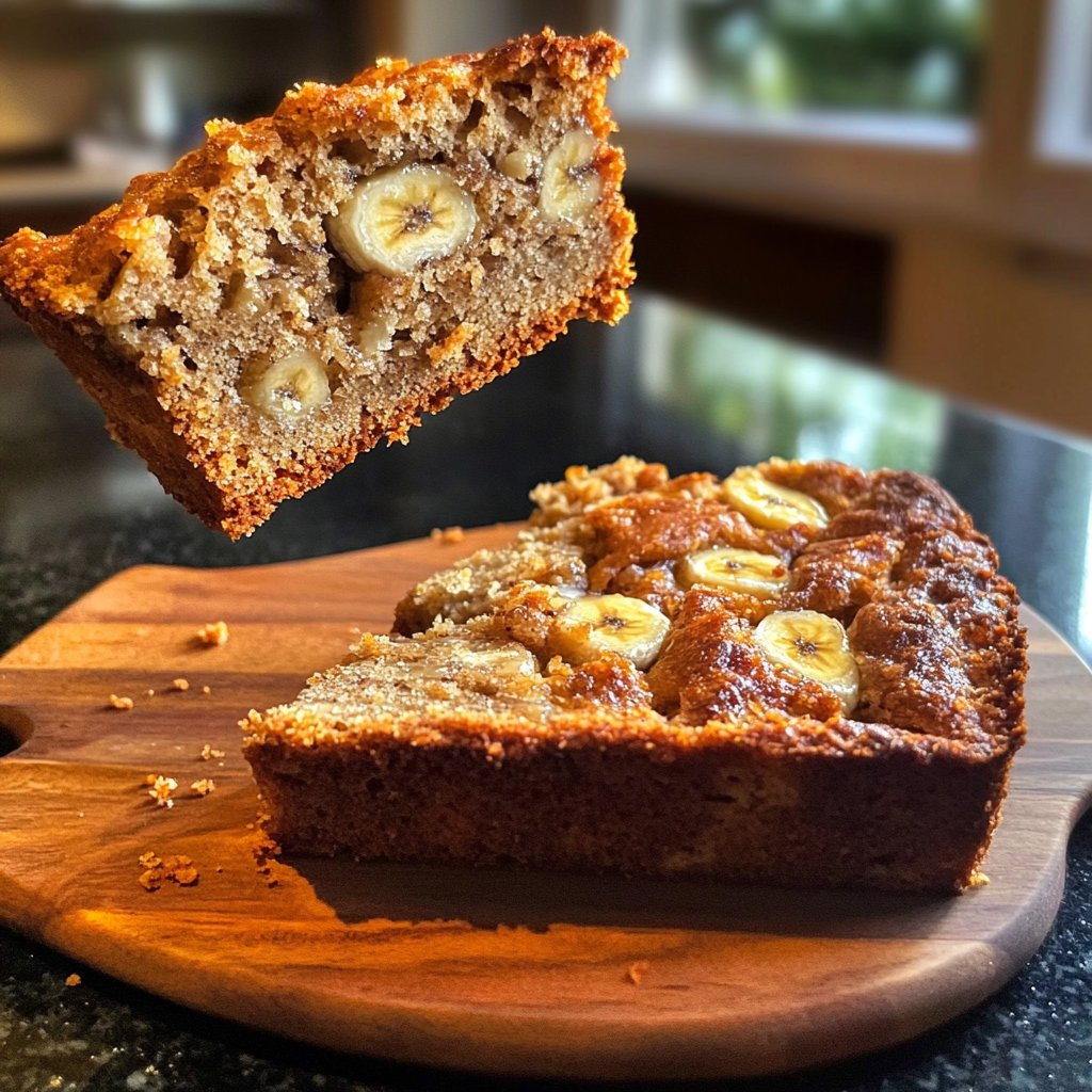 Bananenbrot aus reifen Bananen