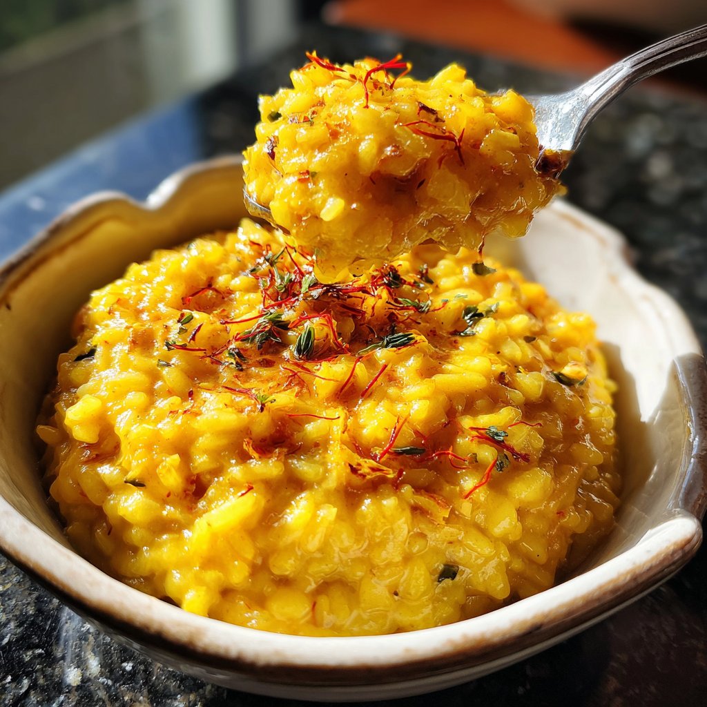 Safranrisotto für ein besonderes Dinner