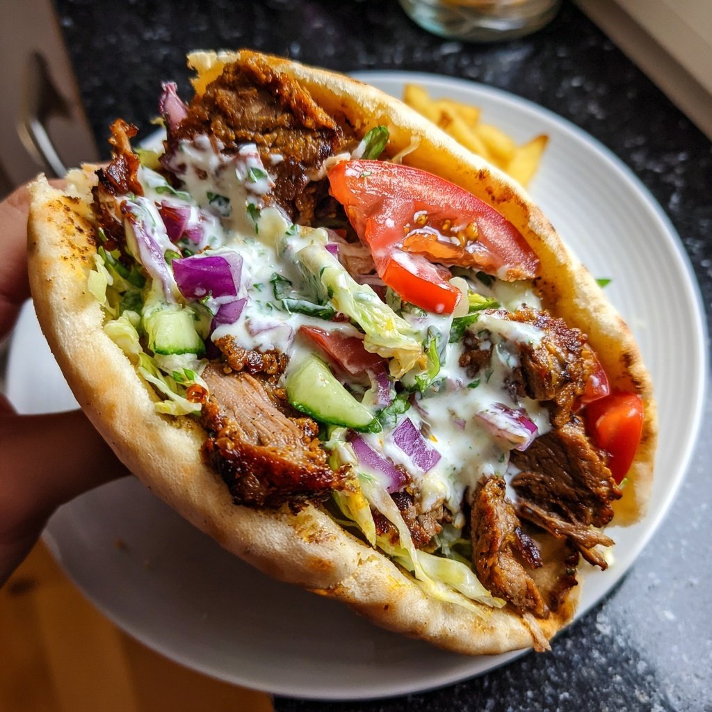 Döner mit Knoblauchsauce