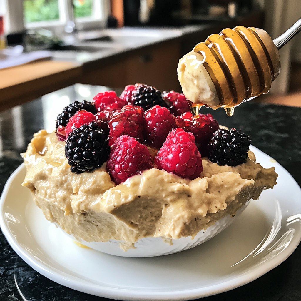 Frühstück mit Haferflocken