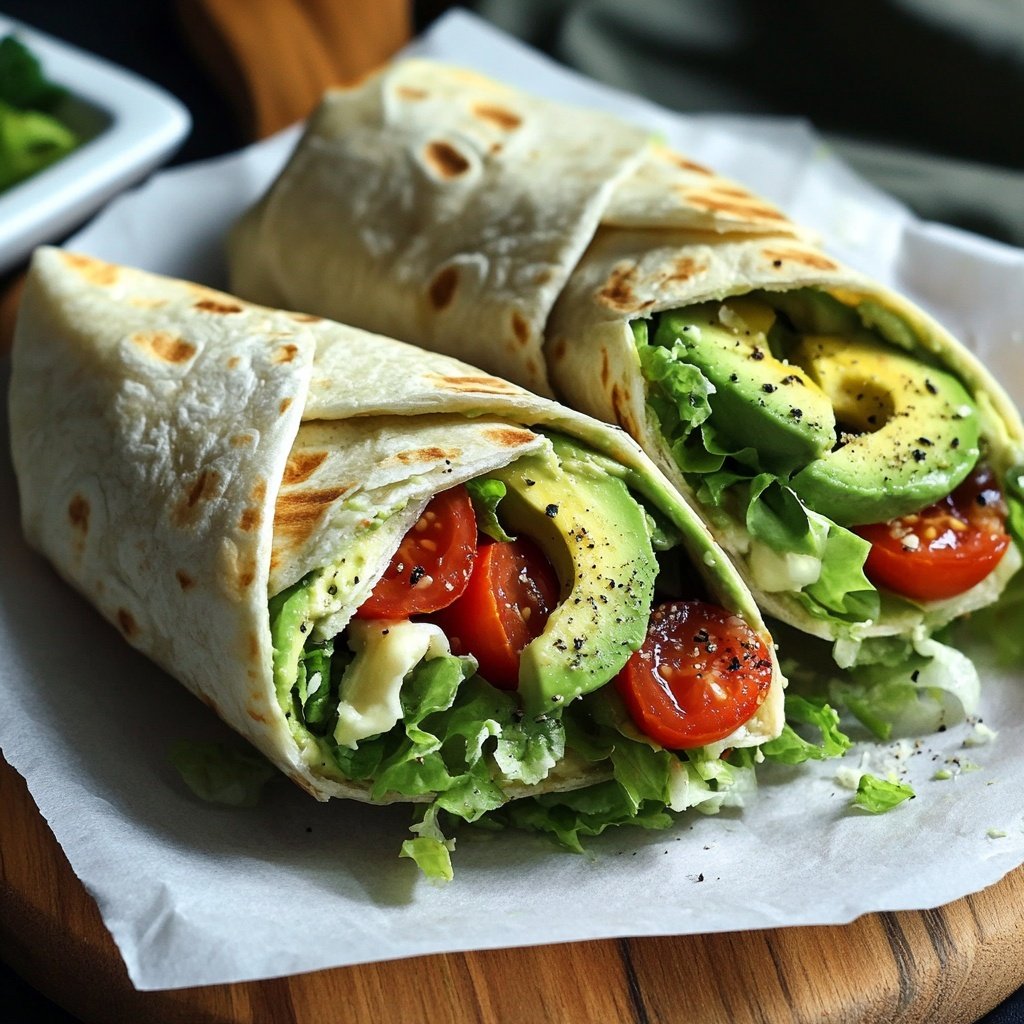 Wraps mit Avocado
