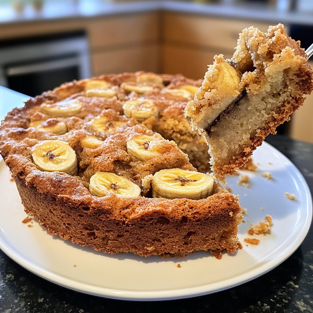 Saftiger Bananenkuchen ohne Zucker