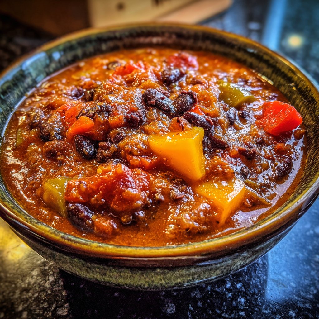 Chili sin Carne mit Kakao