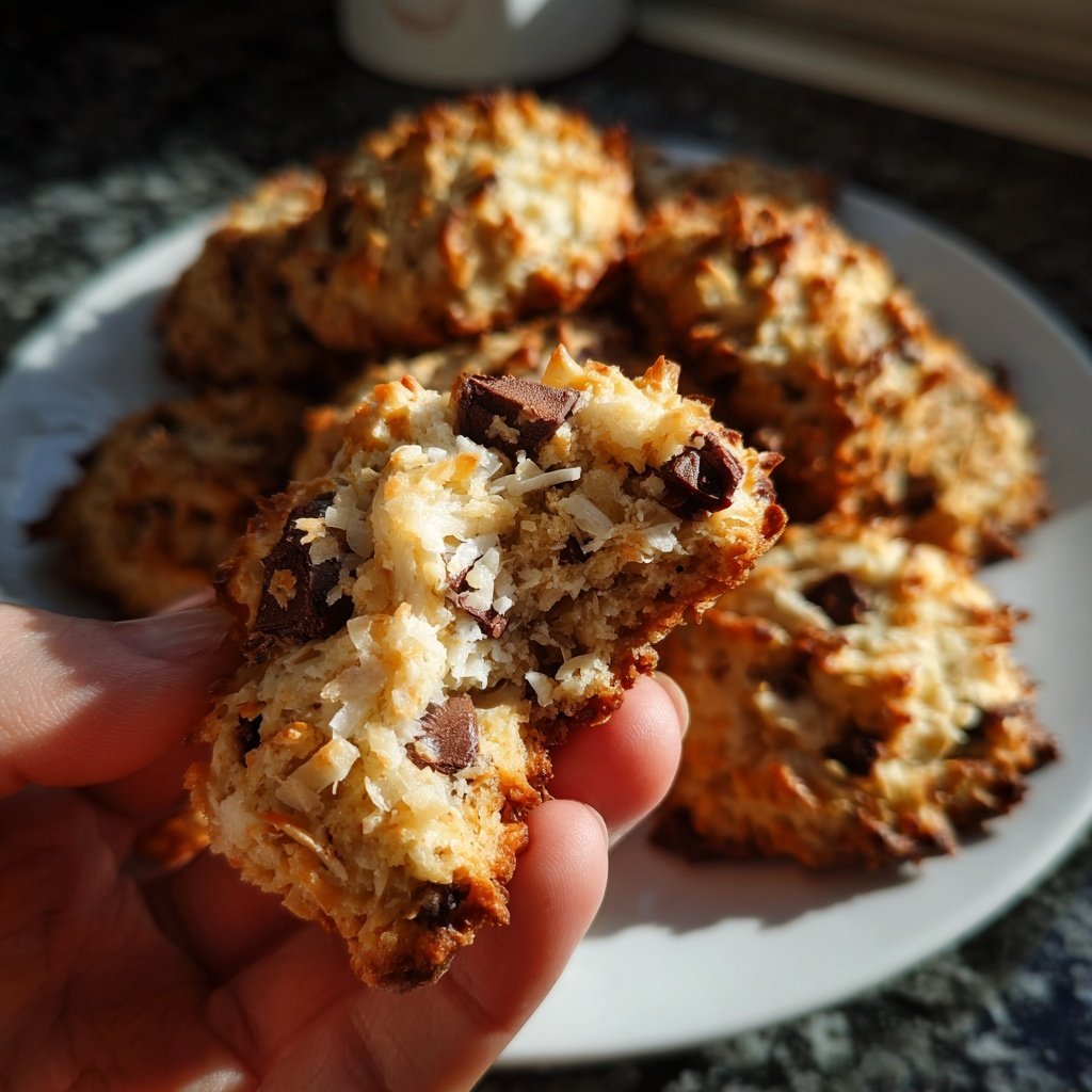 Cookies mit Kokos und Schokolade