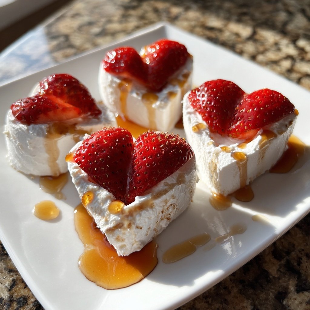 Valentinstag Snacks mit Quark