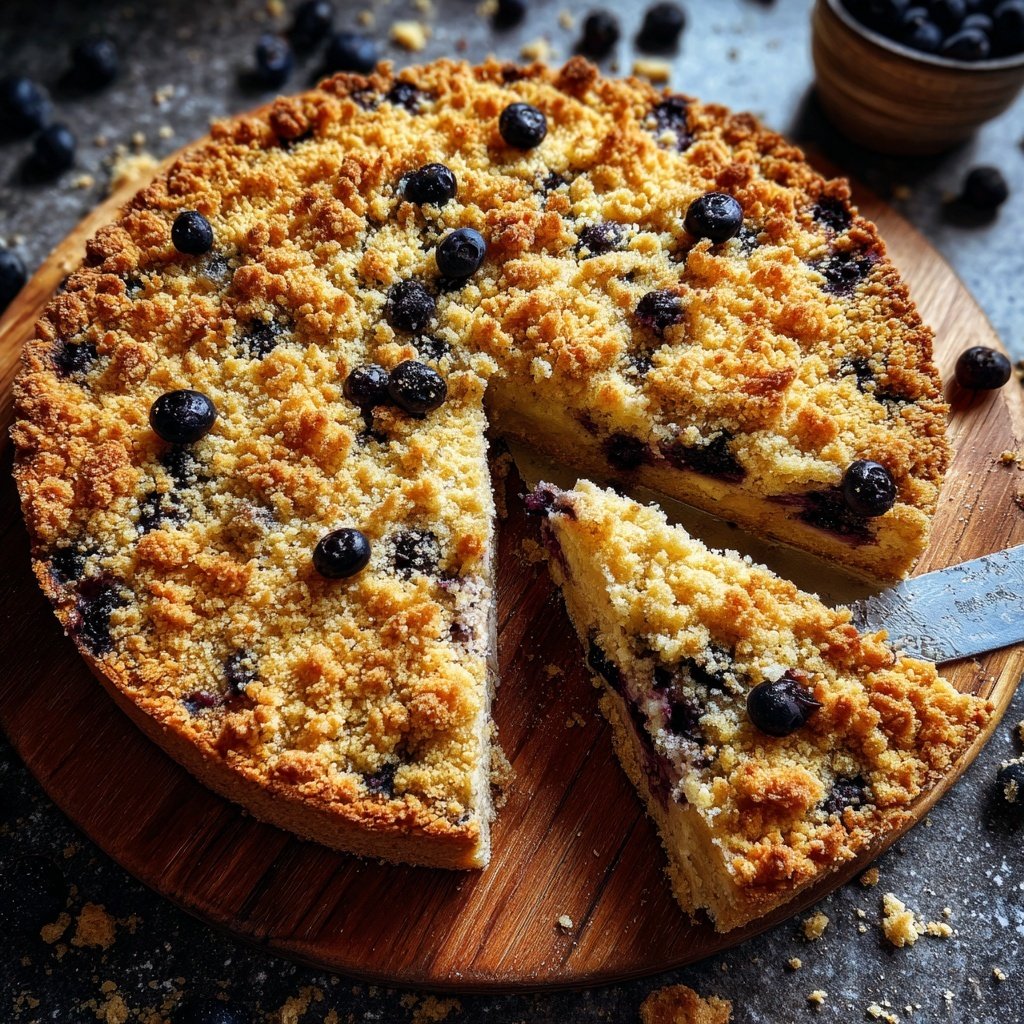 Streuselkuchen Mit Heidelbeeren