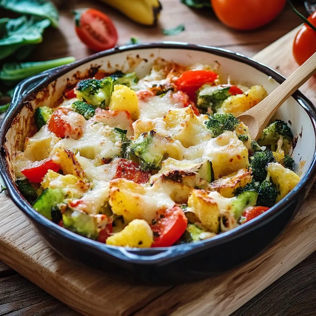 Bunter Gemüseauflauf