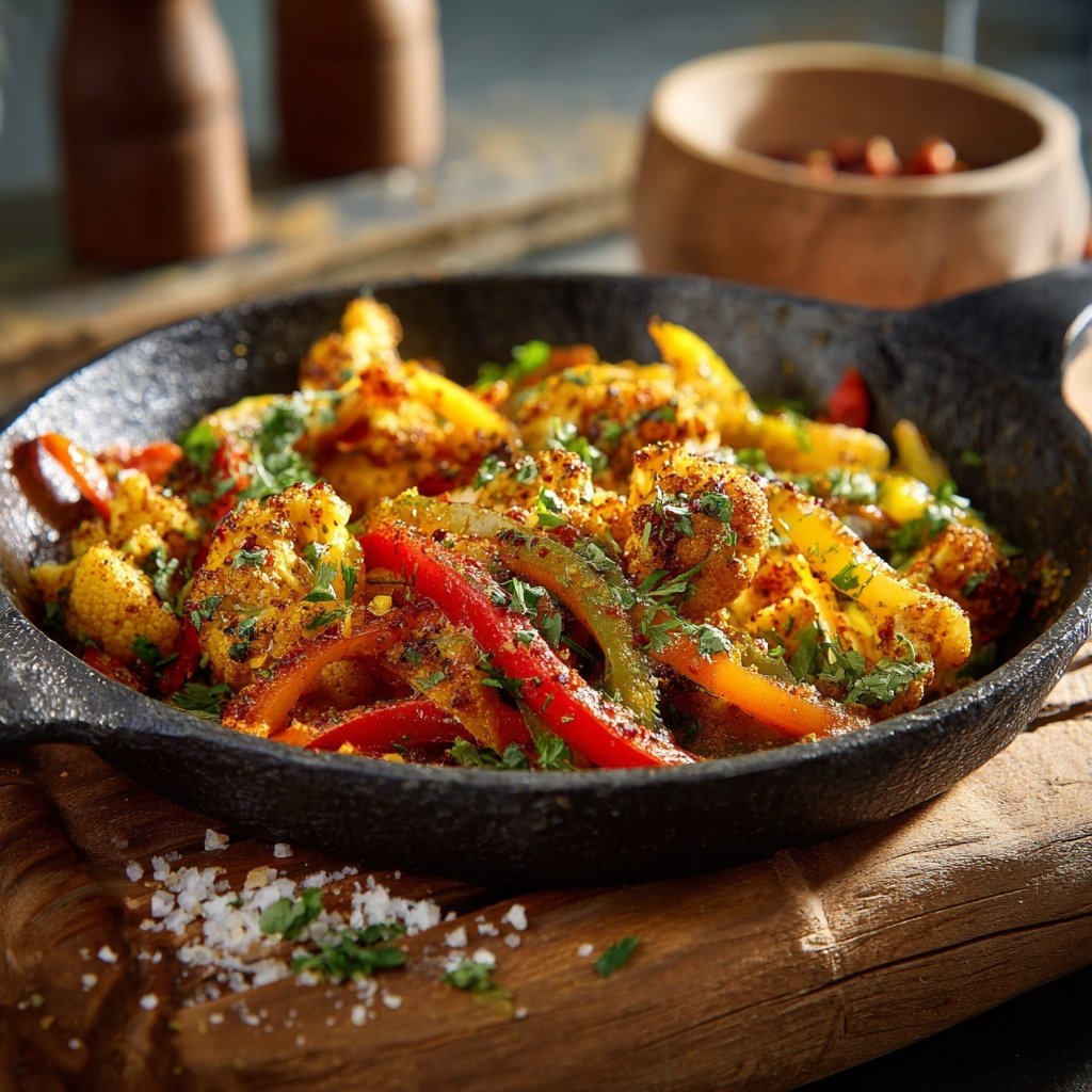 Blumenkohl Pfanne Mit Curry